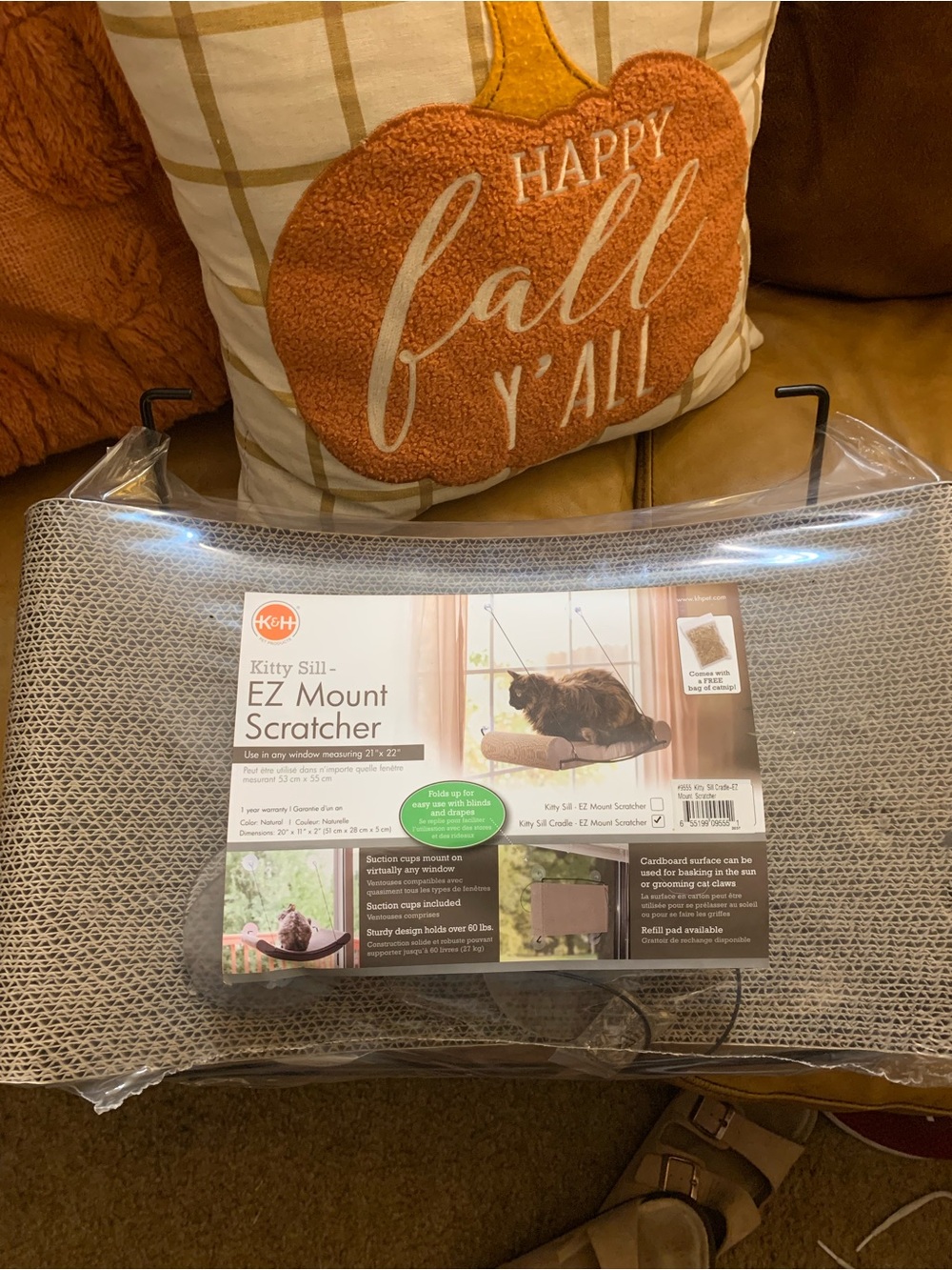 Kitty Sill EZ Mount Scratcher - Gray